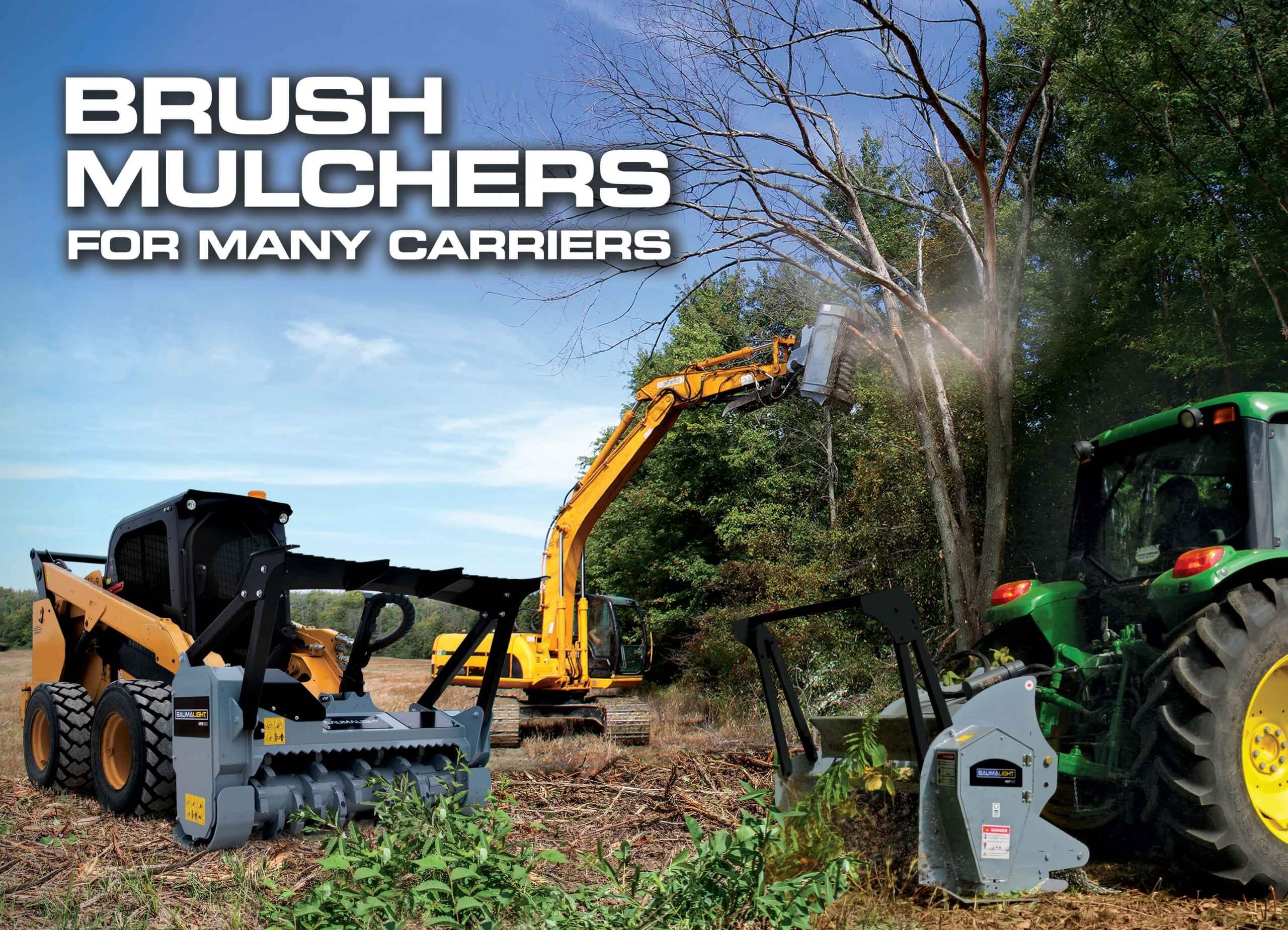 GW Equipment 7 Brush mulchers group shot 1 1 scaled